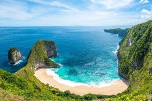 Panoramica mare spiaggia Bali Indonesia Nusa Penida