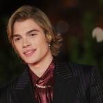 Simone Baldasseroni, in arte Biondo, sul red carpet del film Crazy for Football