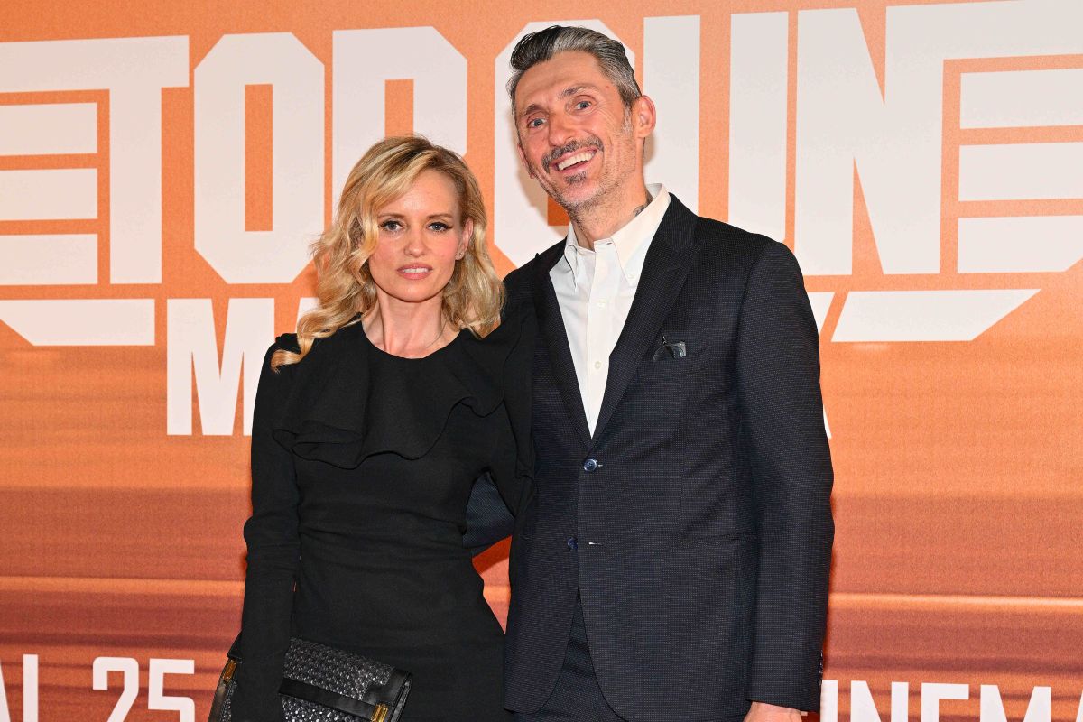 Justine Mattera e Fabrizio Cassata partecipano al photocall di "Top Gun: Maverick"