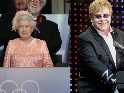 Elton John Regina Elisabetta