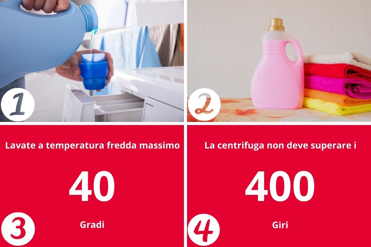 Come lavare il cashmere in lavatrice