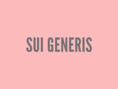 Sui Generis