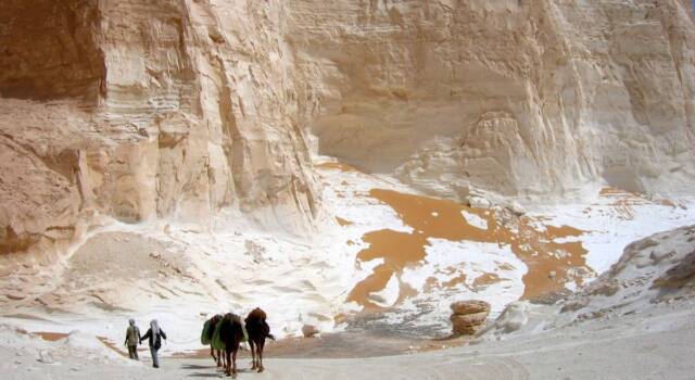 Neve nel deserto del Sinai: una meraviglia per gli occhi e&#8230; per l&#8217;anima!