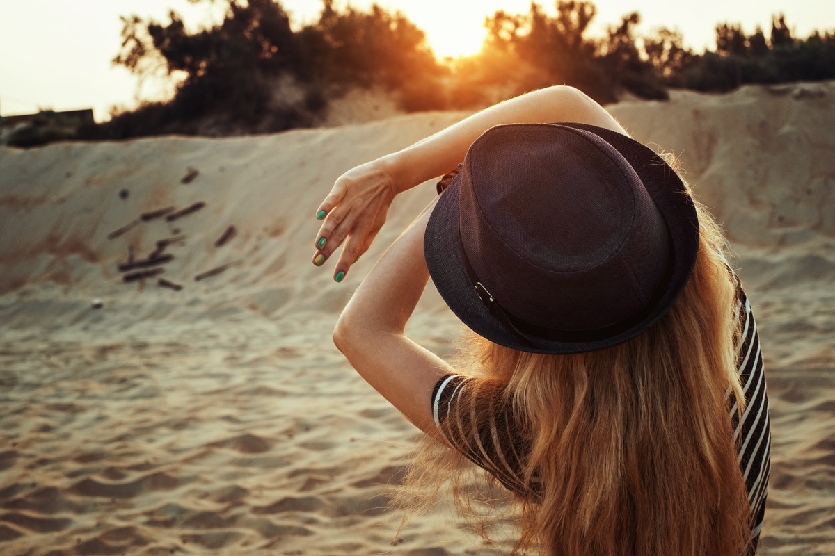 Borsalino nero donna