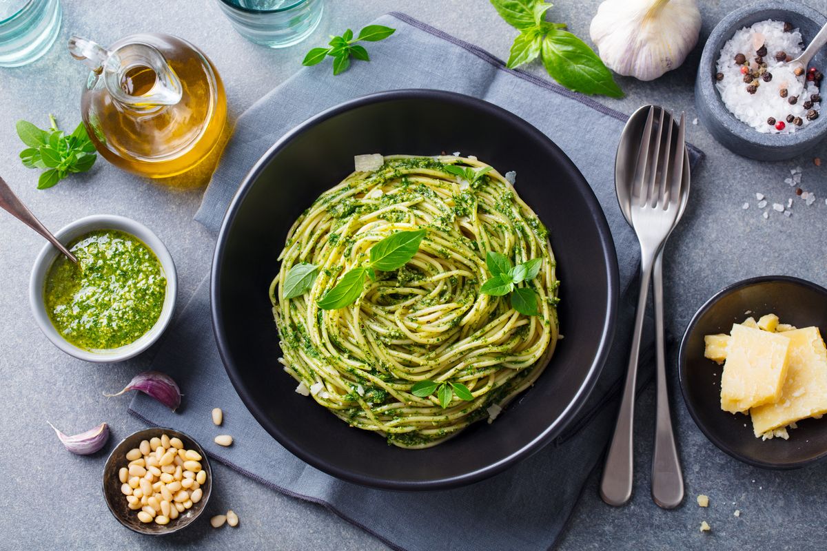 Pasta al pesto