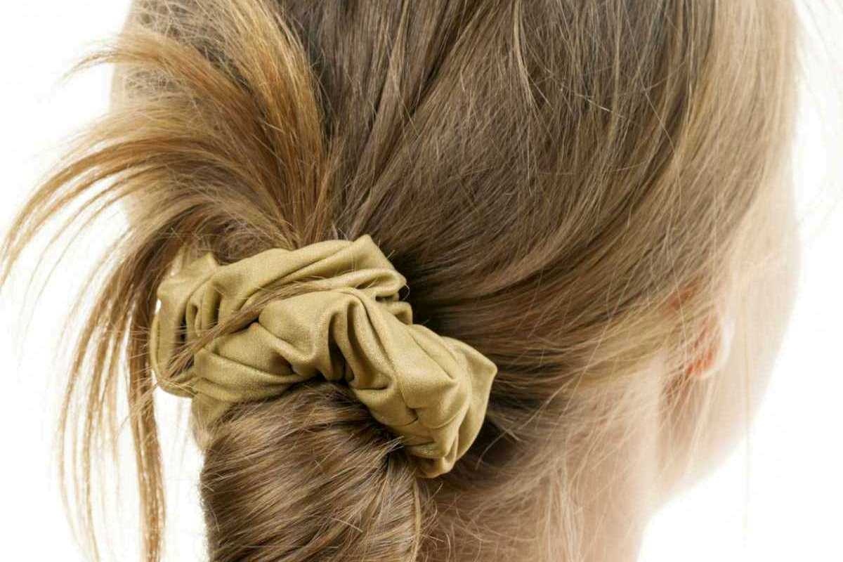 Chignon basso con elastico