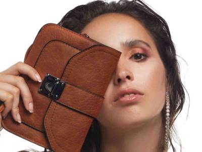 Borsa a tracolla marrone