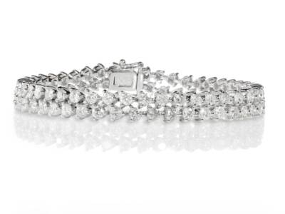 Braccialetto tennis di diamanti
