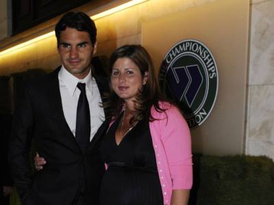 Miroslava Mirka Vavrinec e Roger Federer