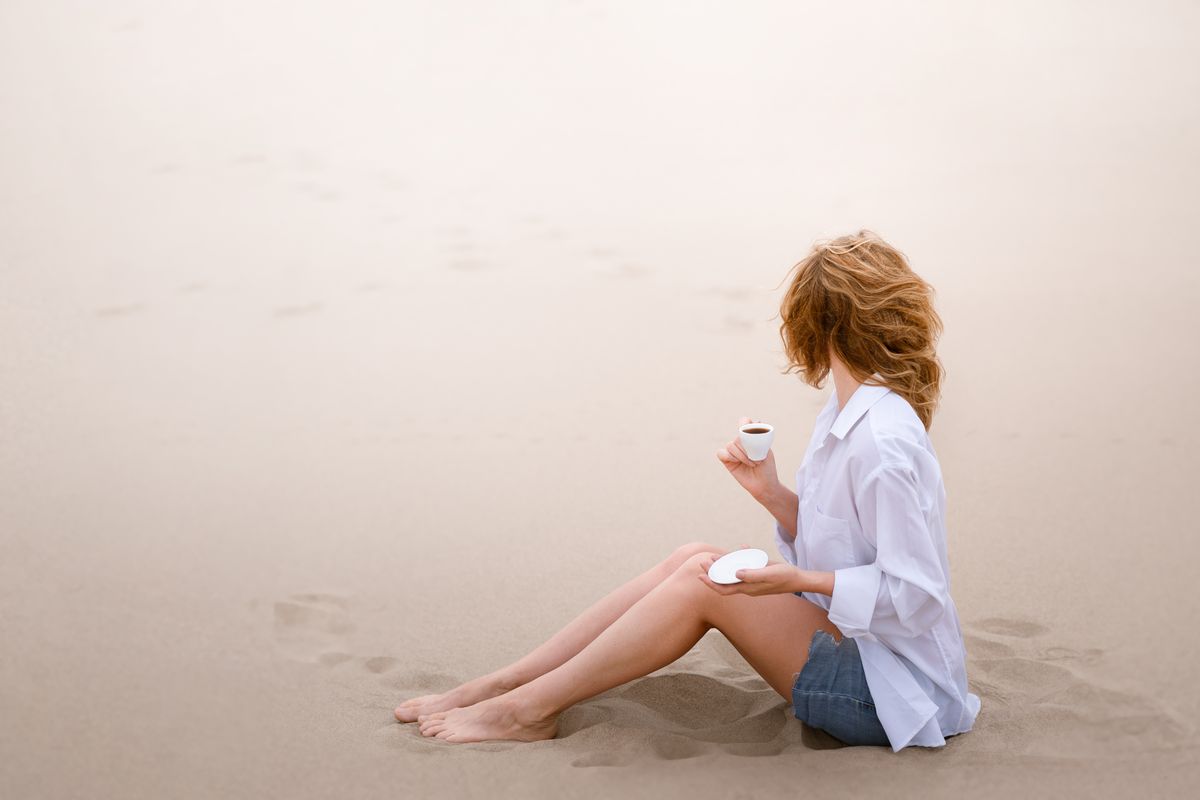 Camicia bianca sahariana