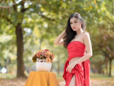 Abito da cerimonia rosso