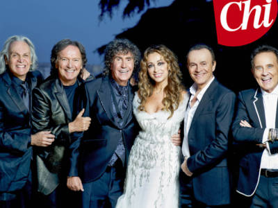 Riccardo Fogli, Red Canzian, Stefano D'Orazio, Tiziana Giardoni, Dodi Battaglia e Roby Facchinetti