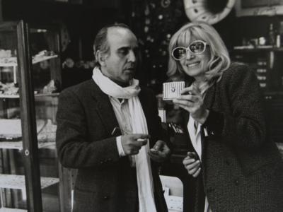 Francesco Mereu e Monica Vitti