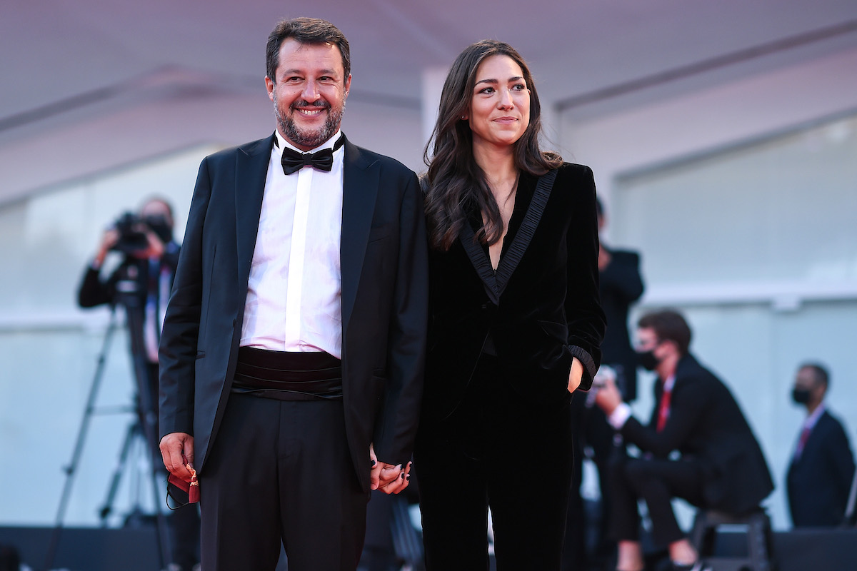 Matteo Salvini e Francesca Verdini