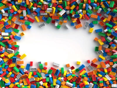 Mattoncini Lego colorati