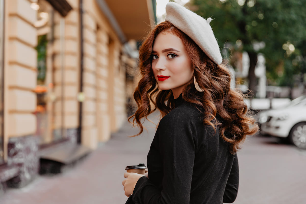 Girl with beret