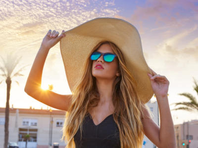 Cappello di paglia pamela