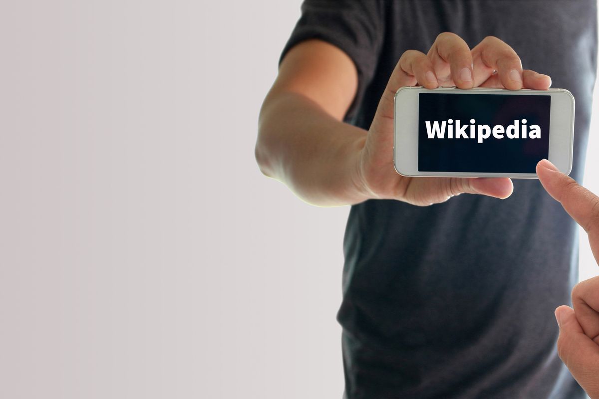 smartphone ricerca su wikipedia