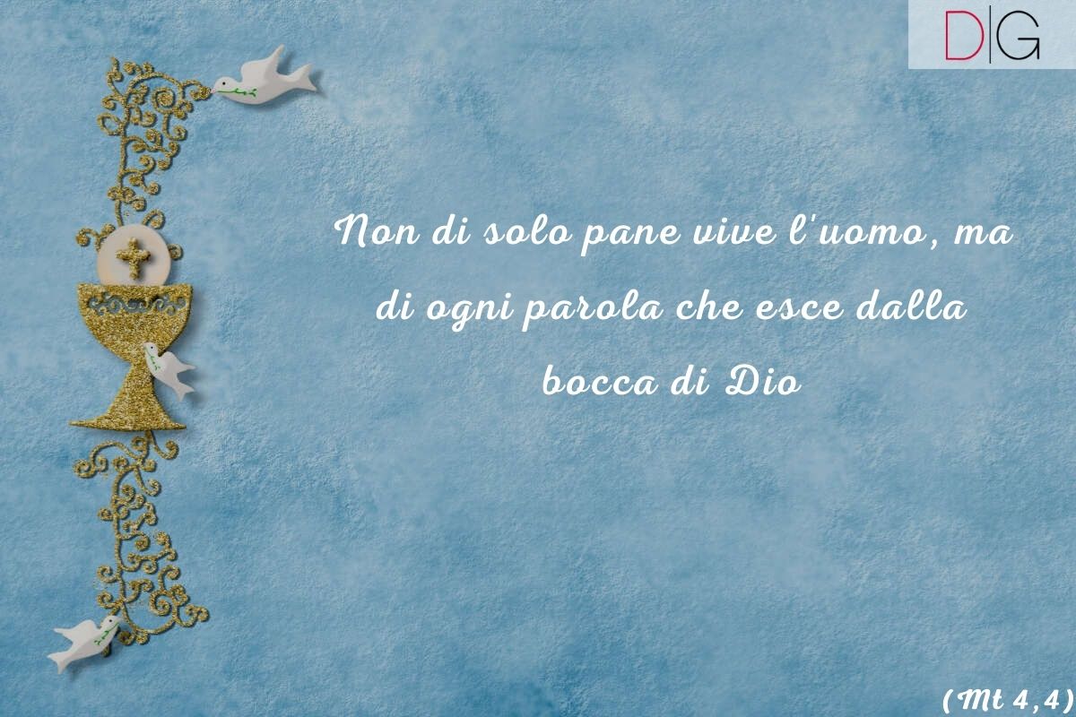 Frasi di auguri per la Comunione: Vangelo