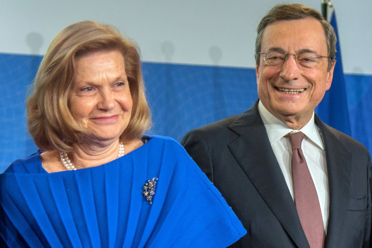 Serena Cappello e Mario Draghi