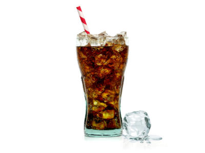 bicchiere bibita con ghiaccio