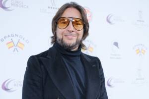 Joaquin Cortes partecipa a un photocall all'Hotel Wellington