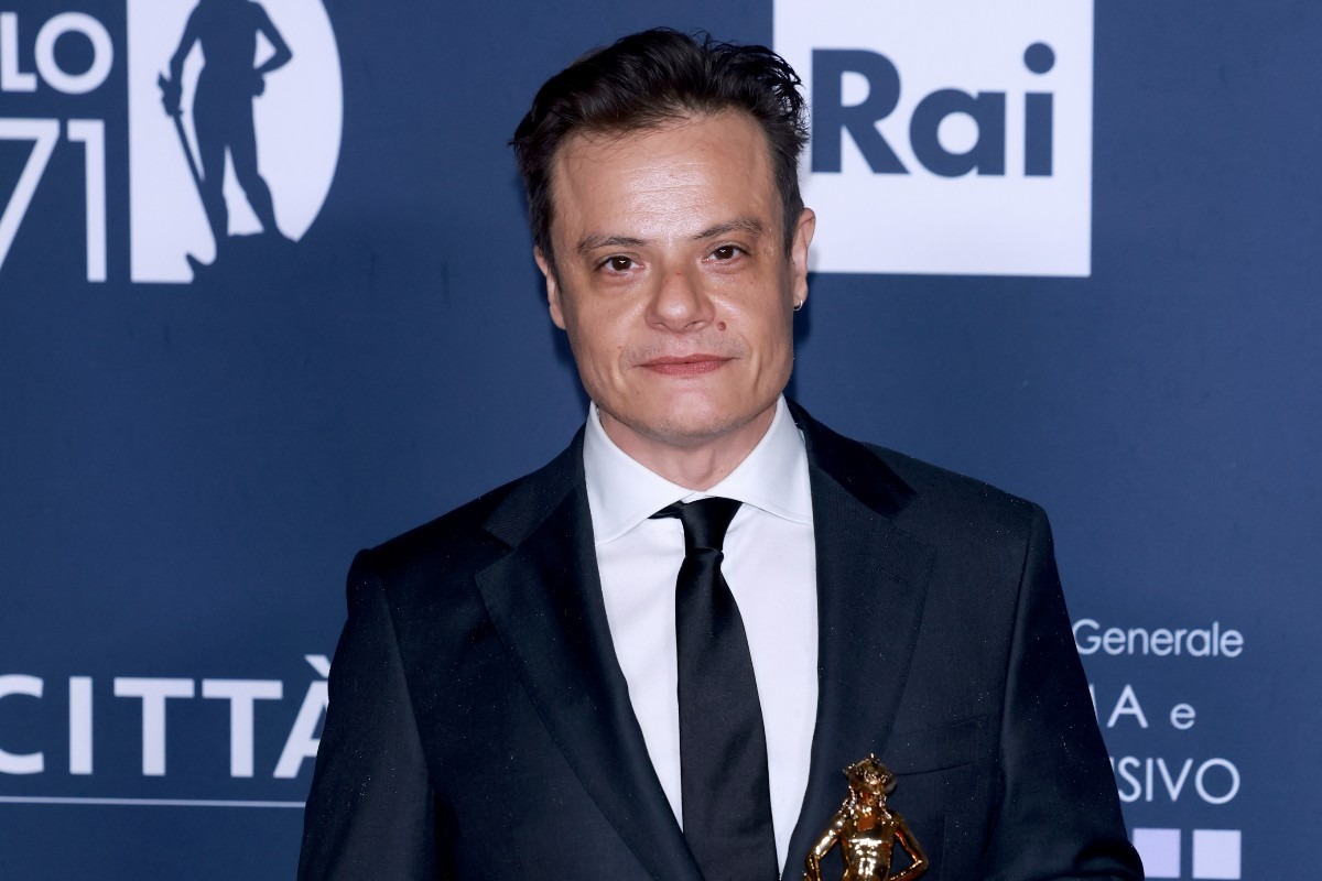 Lino Musella sul red carpet della 71ª edizione dei David di Donatello