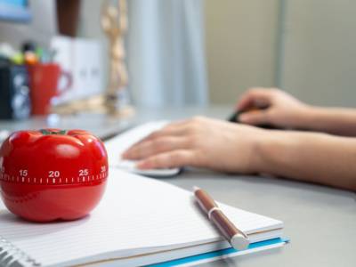 Timer a forma di pomodoro