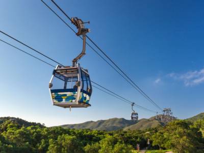 Cabina della funivia