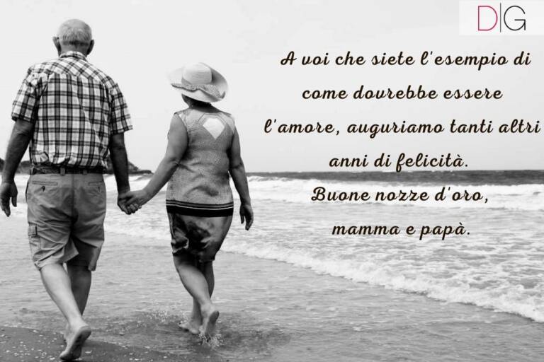 Auguri per i 50 anni di matrimonio: alcune idee per frasi d'effetto