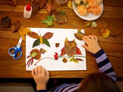Tante idee per creare lavoretti con le foglie per bambini di tutte le età