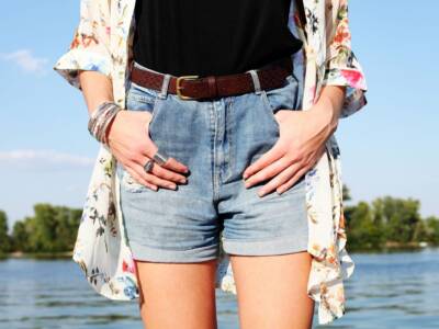 Shorts di jeans