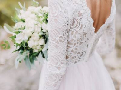 Abito da sposa ricamato