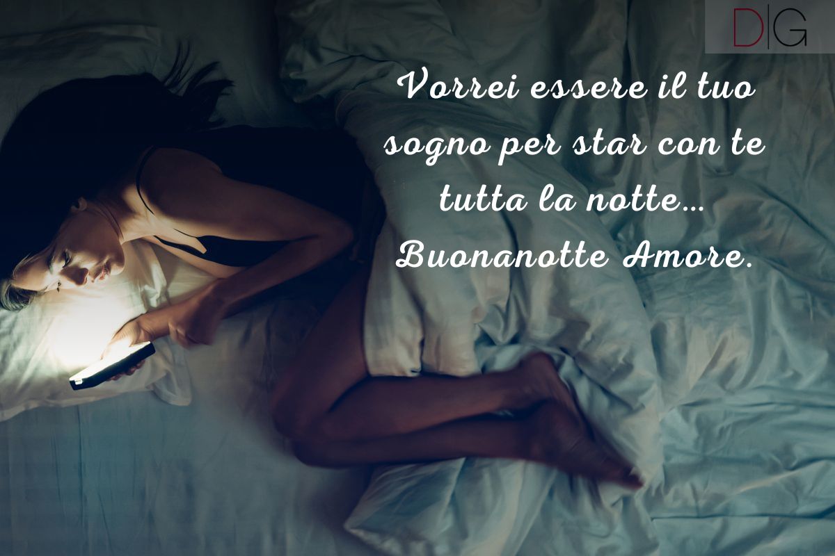 Frasi d'amore buonanotte