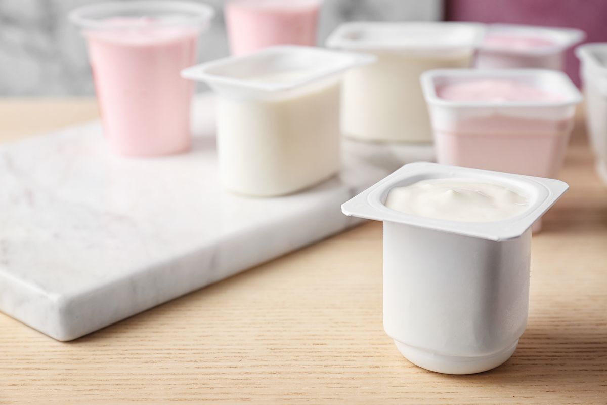 Vasetti di yogurt