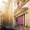 americana bandiera Wall Street