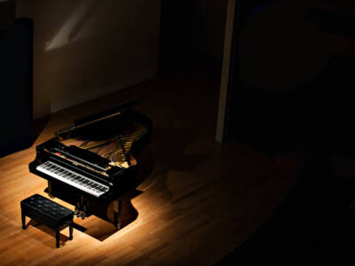 Pianoforte a coda nero