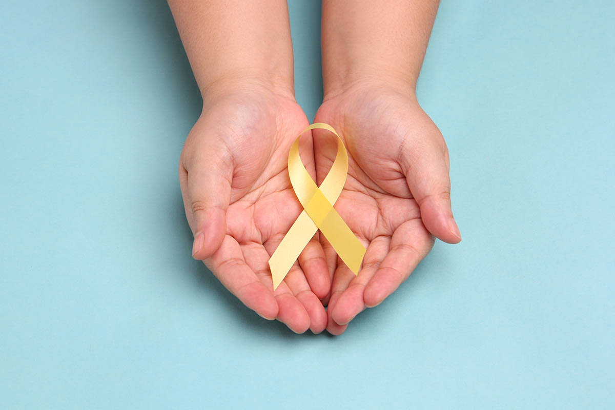 Fiocco per la Giornata Mondiale contro il Cancro Infantile