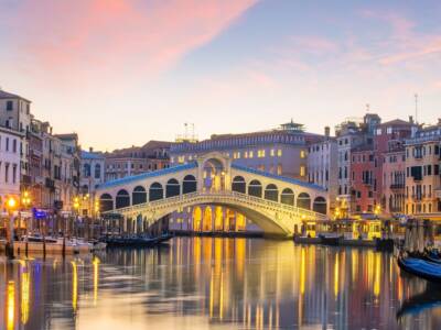 tramonto panoramica venezia