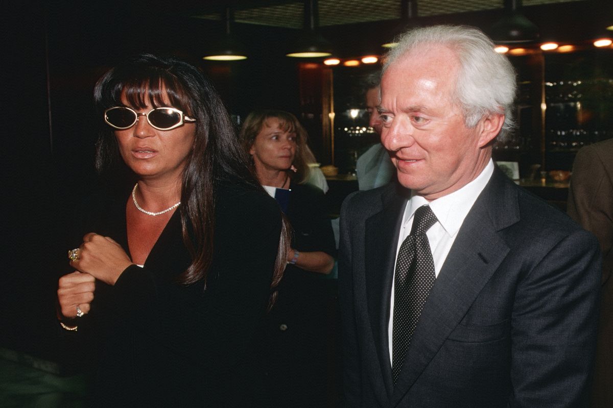 Leonardo Del Vecchio, fondatore e presidente di Luxottica, insieme alla prima moglie Luciana Nervo