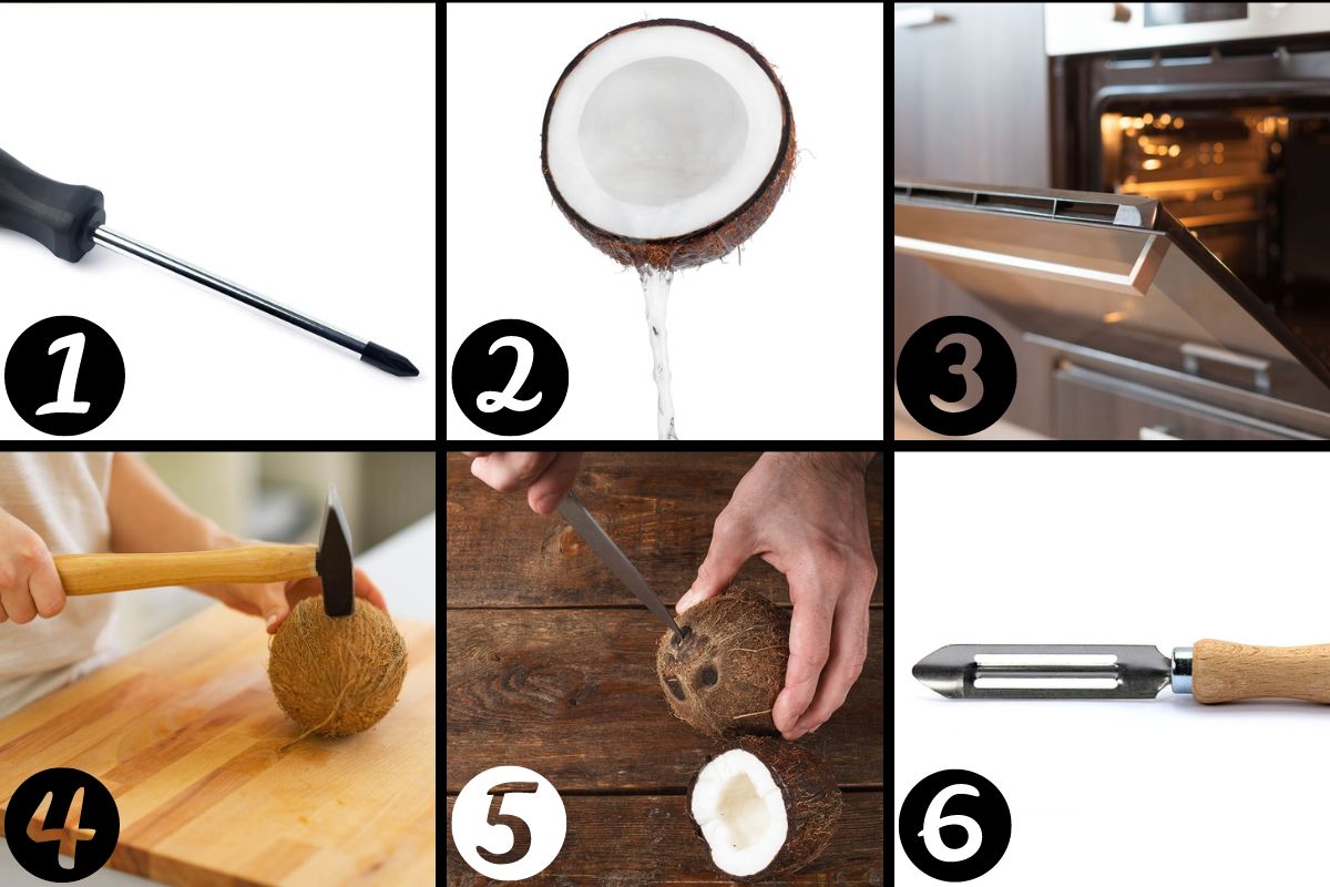 Come aprire un cocco con il forno