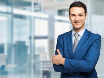 Uomo d'affari imprenditore manager