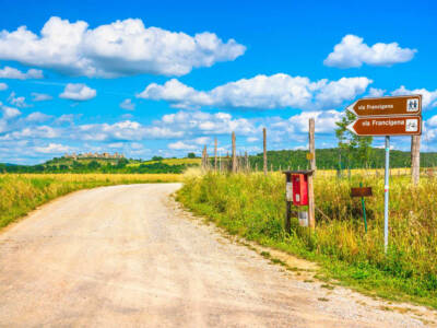 via francigena strada sterrata