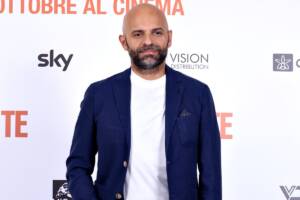 Luca Trapanese partecipa al photocall di “Nata Per Te” al Cinema Adriano