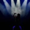 Cantante sul palcoscenico