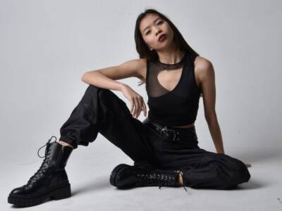 Pantaloni cargo neri