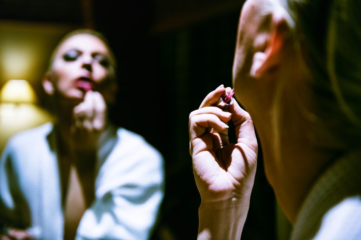 Drag Queen in sala trucco