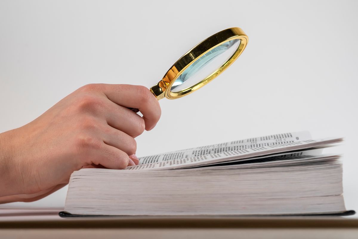 lente ingrandimento lettura