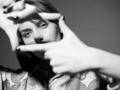 Attrice davanti all'obiettivo