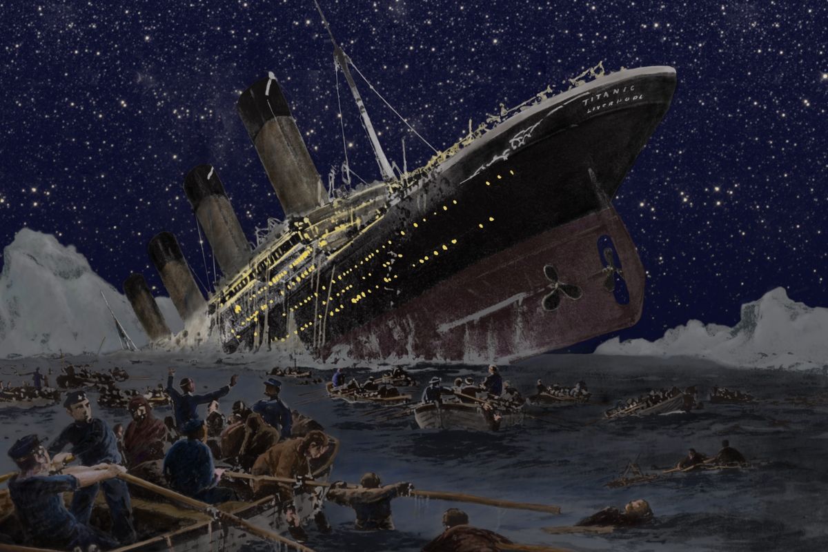 Dipinto Titanic